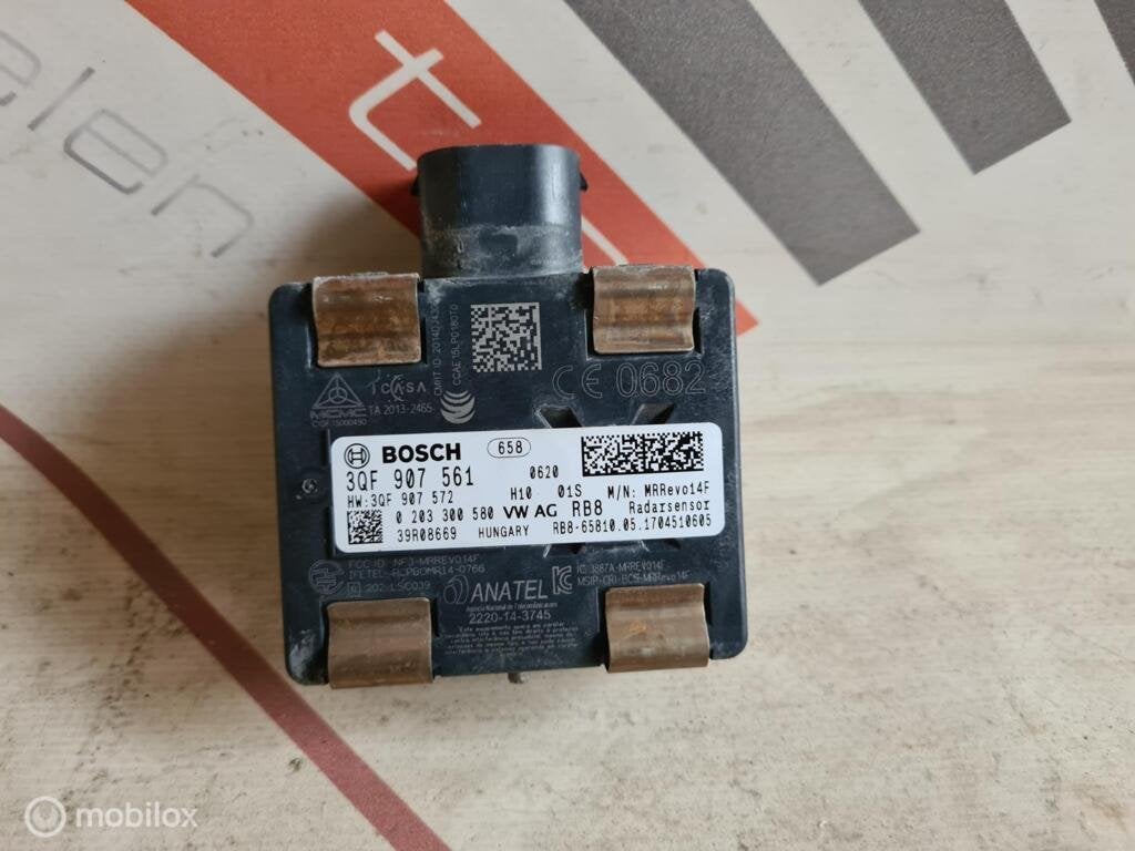 Volkswagen golf Radarsensor 3QF907561, Gebruikt, Ophalen of Verzenden