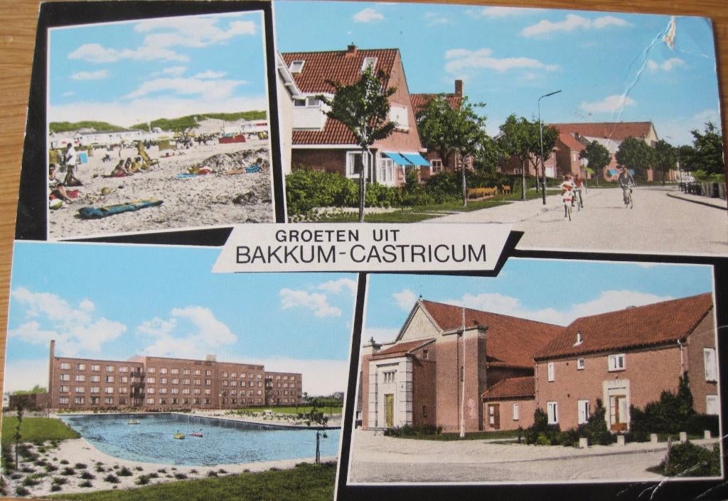 Groeten uit Bakkum - Castricum - zestiger jaren, Verzenden, 1960 tot 1980, Gelopen, Noord-Holland