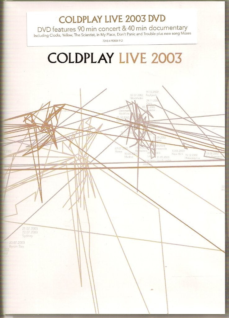 Coldplay - Live 2003, Alle leeftijden, Ophalen of Verzenden, Nieuw in verpakking, Muziek en Concerten