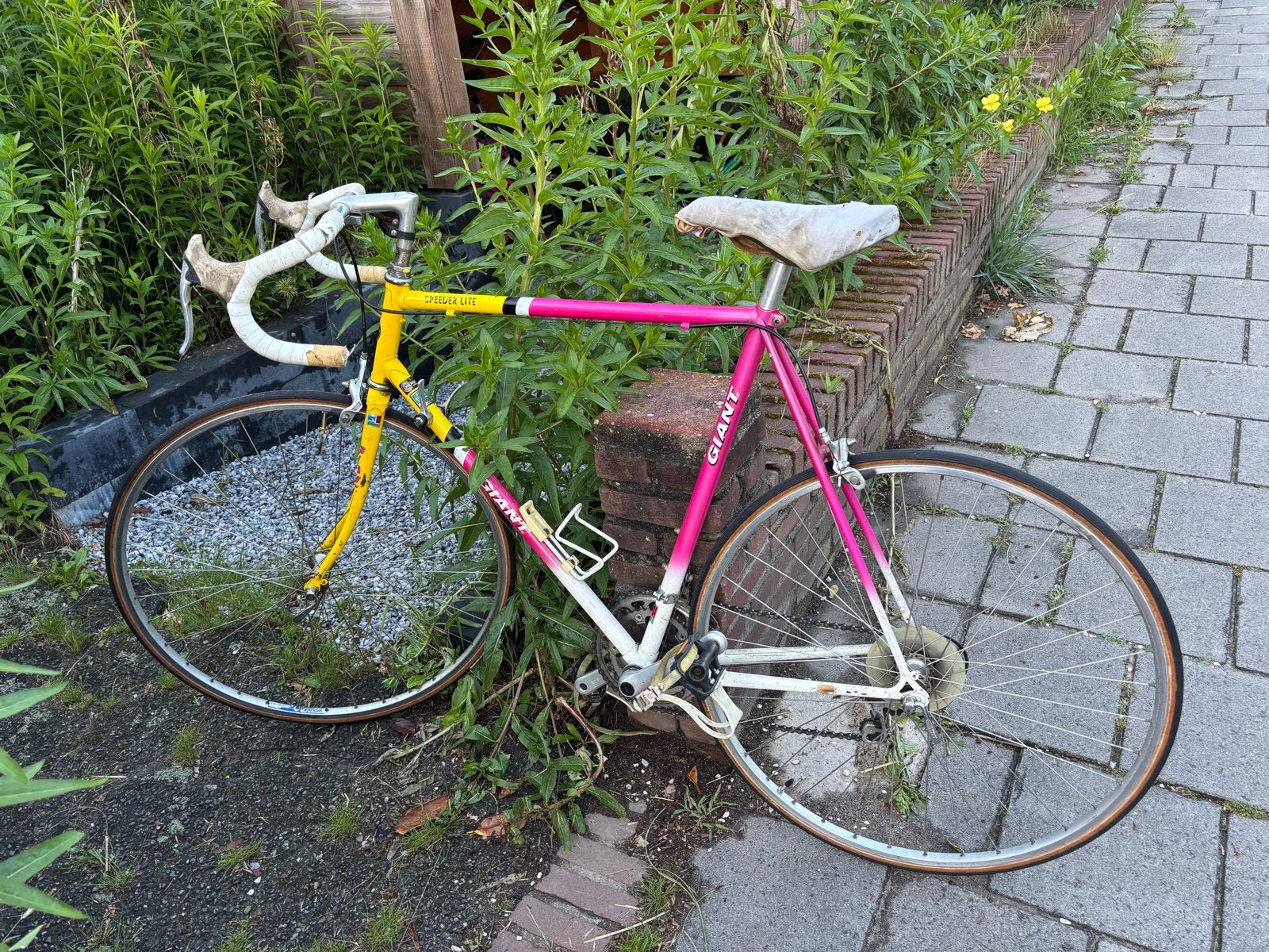 Giant racefiets - Vintage, Fietsen en Brommers, Ophalen, 28 inch, Gebruikt, Staal