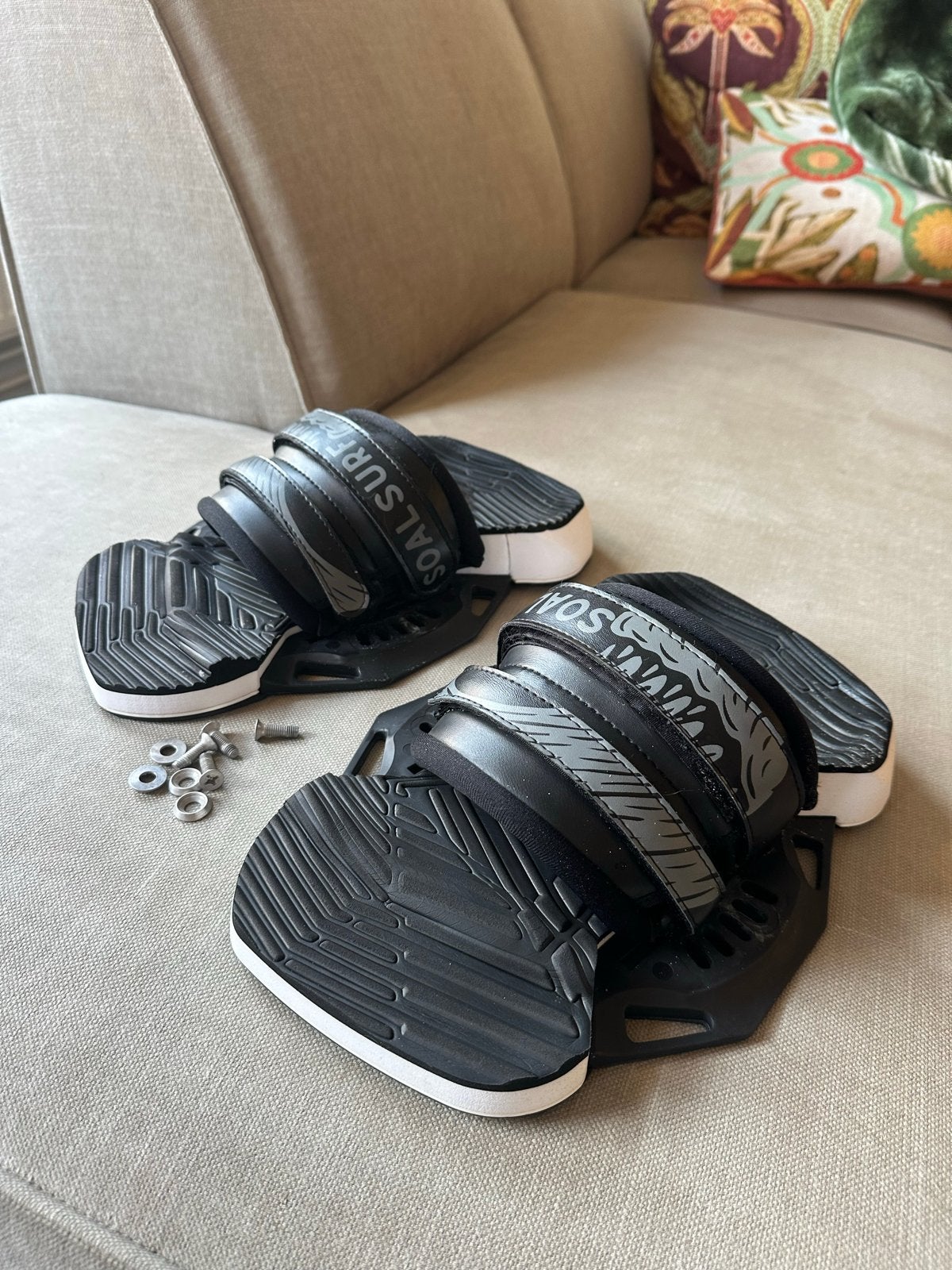 Kitesurf bindingen XL - Zo goed als nieuw, Ophalen of Verzenden, Zo goed als nieuw, Binding