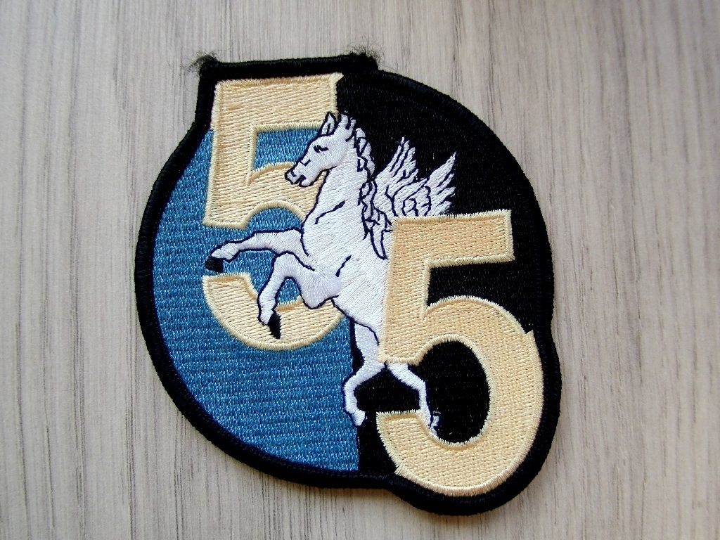 Jubileumpatch RNLAF 55 jaar 334 Squadron, Verzamelen, Verzenden, Luchtmacht, Nederland, Embleem of Badge