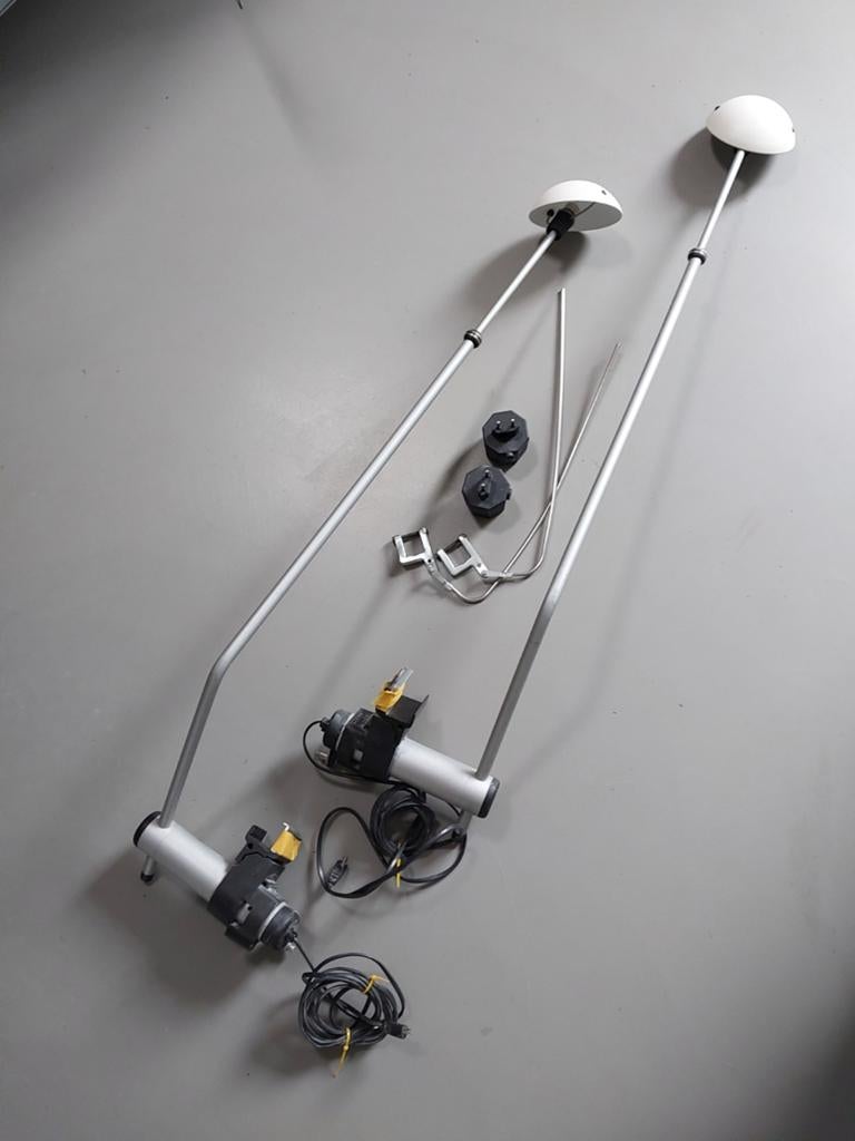 Auping Auronde bedlampen wit (set van 2), Ophalen, Gebruikt, Modern