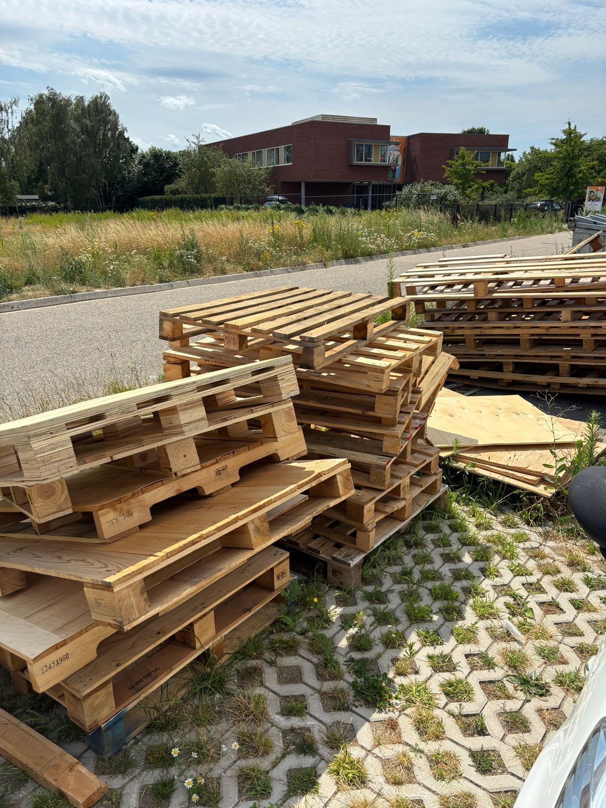 Diverse pallets en houten platen gratis afhaal, Ophalen of Verzenden, Gebruikt, Pallet