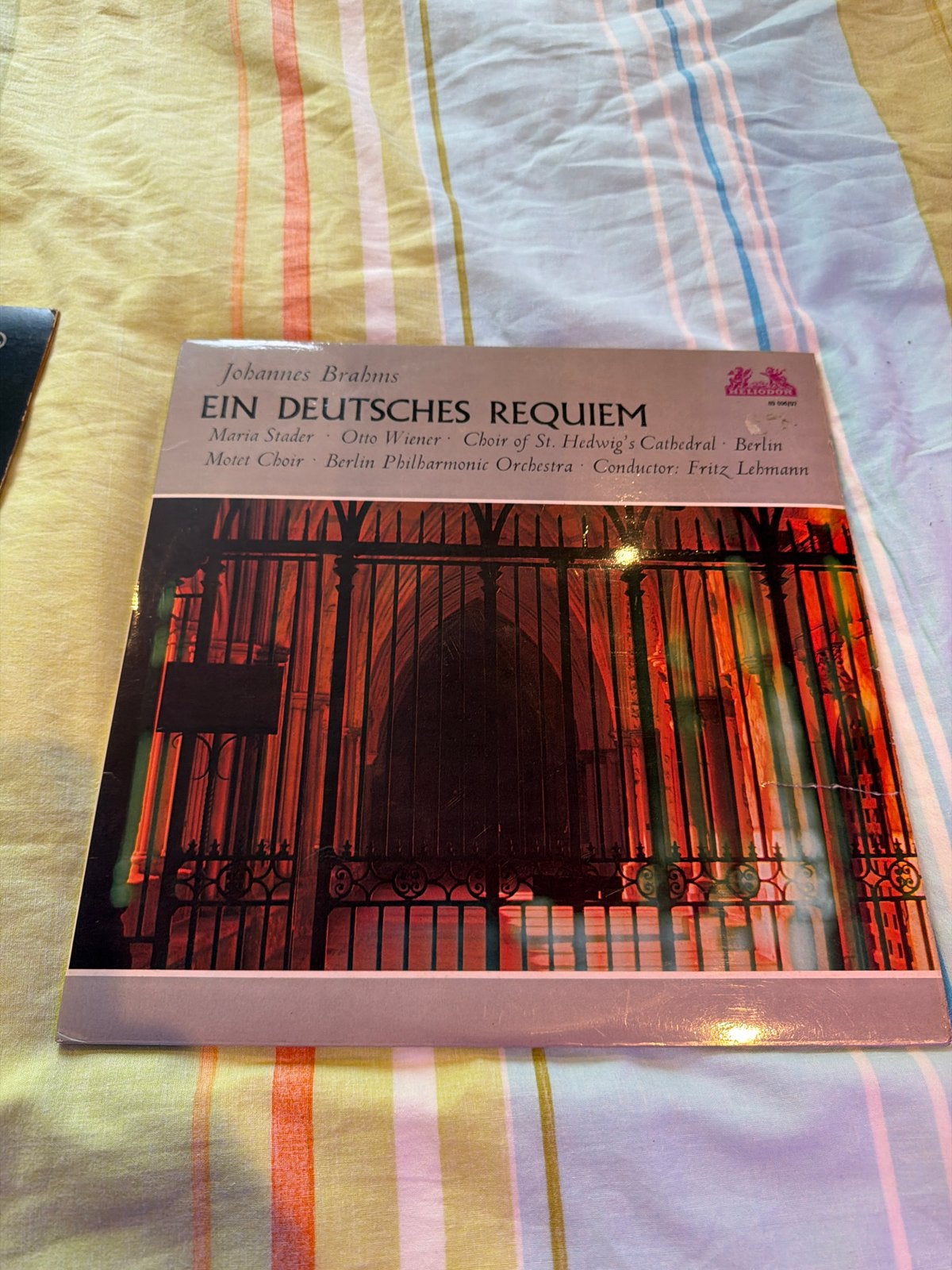 Johannes Brahms - Ein Deutsches Requiem (LP), Gebruikt, Ophalen of Verzenden, Romantiek, Album