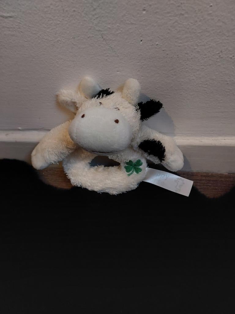 Happy Horse rammelaar koe, Kinderen en Baby's, Speelgoed | Knuffels en Pluche, Ophalen of Verzenden, Zo goed als nieuw, Koe