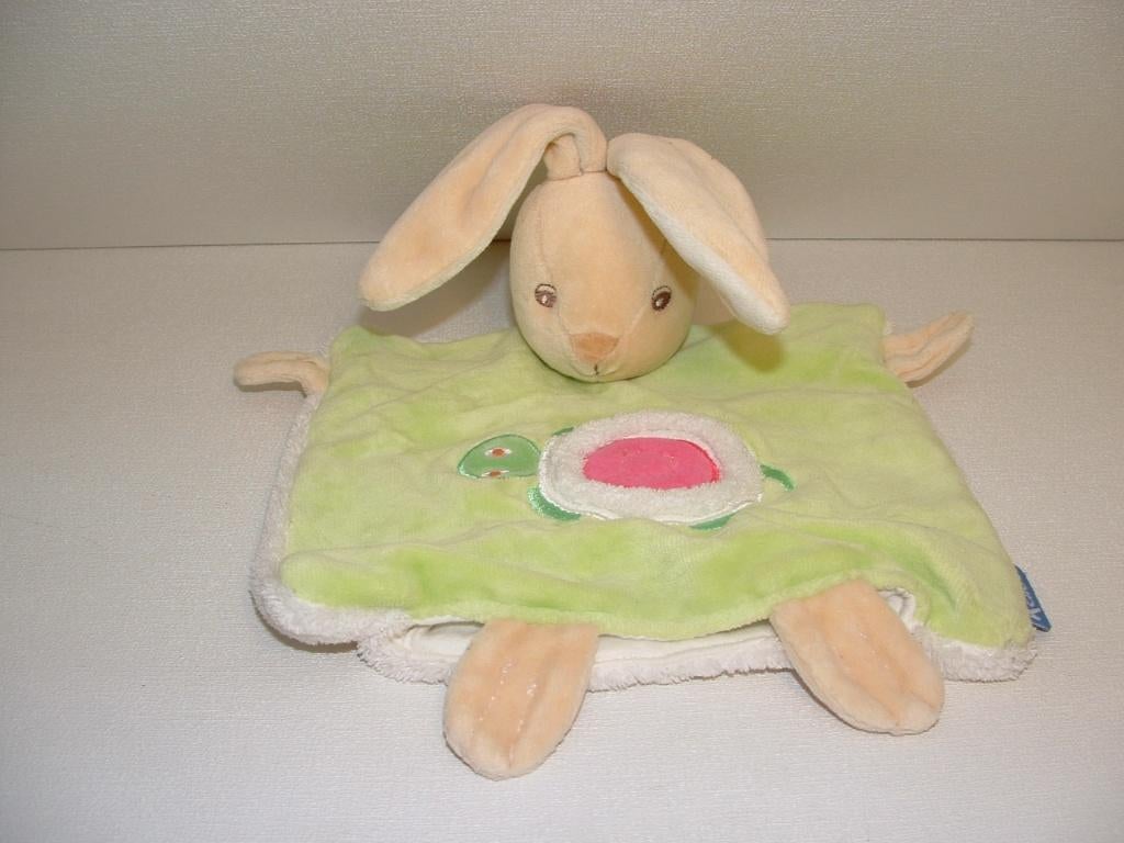 KALOO KONIJN DUBBEL KNUFFELDOEKJE VELOURS BEIGE/W, Ophalen of Verzenden, Nieuw, Overige typen