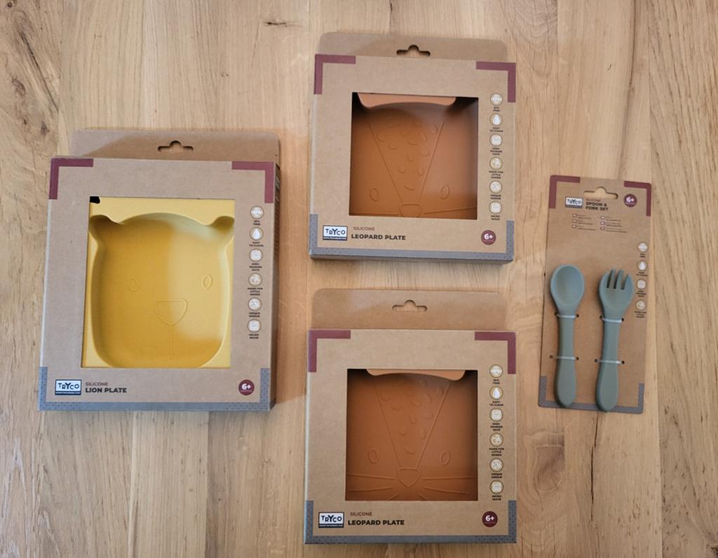 Nieuw! Tryco baby borden + bestek, siliconen, Kinderen en Baby's, Ophalen of Verzenden, Nieuw, Overige typen