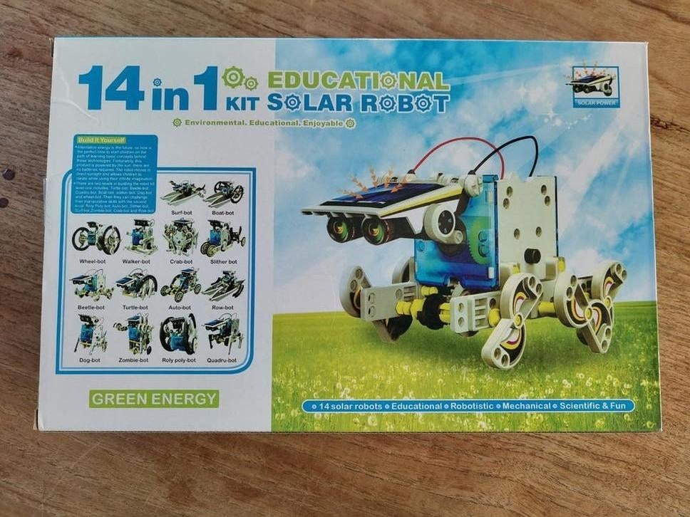 14-in-1 Educatieve Solar Robot Kit - Bouw je eigen robot!, Ophalen of Verzenden, Nieuw, Bouwen