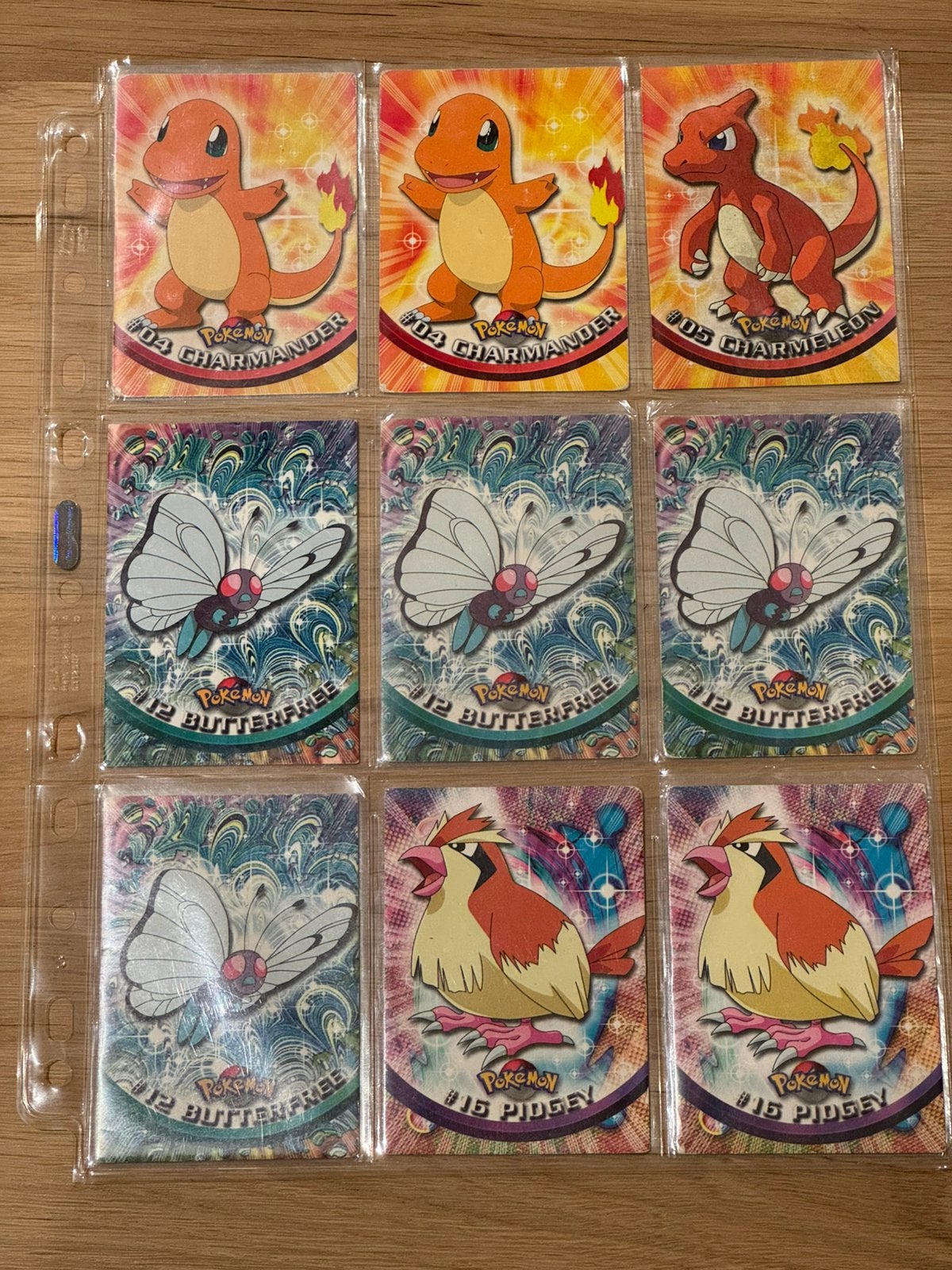 Topps Pokemon binder copy kaarten LP / PL, Ophalen of Verzenden, Gebruikt, Meerdere kaarten