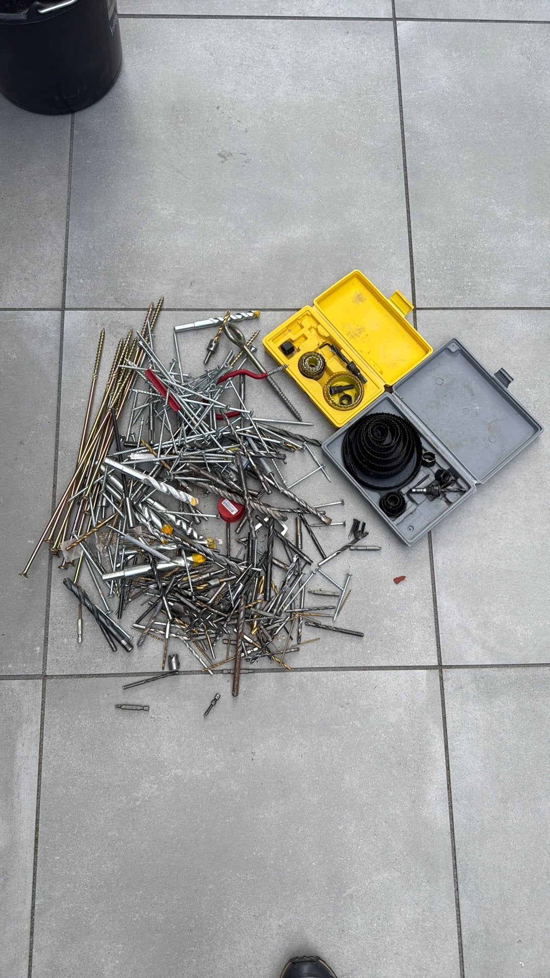 Gratis Schroeven, bitjes, boren, sds, dozenboor scharniermal, Ophalen of Verzenden