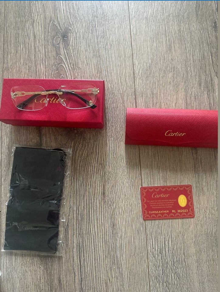Cartier bril - Nieuwstaat met doos en certificaat, Overige merken, Overige kleuren, Verzenden, Nieuw