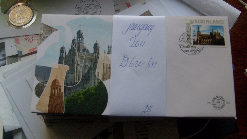 Jaargang 2011 fdc Nederland compleet E622 tm 642 Voor een, Postzegels en Munten, Postzegels | Eerstedagenveloppen, Verzenden, Onbeschreven