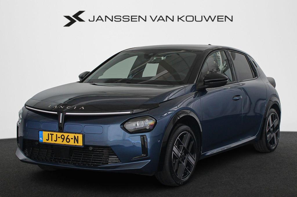 Lancia Ypsilon Edizione Limitata 51 kWh 17" Exclusive Pack R, Auto's, Lancia, 156 pk, Blauw, Alcantara, Inductieladen voor smartphones
