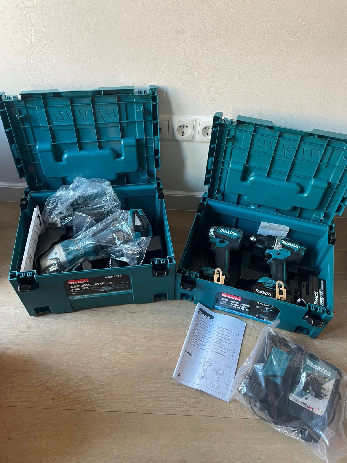 Makita set 18v nieuw, Ophalen, Zo goed als nieuw, Boor- en Schroefmachine
