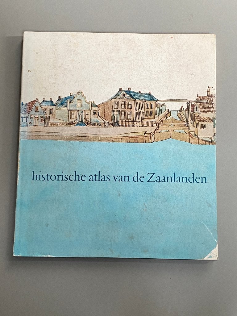 Historische atlas van de Zaanlanden  landschapsontwikkeling, Gelezen, Overige atlassen, Ophalen of Verzenden, 1800 tot 2000
