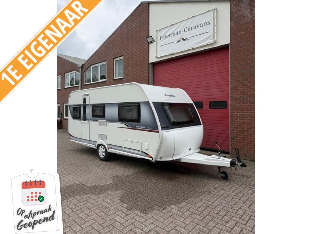 Hobby On Tour 470 UL Voortent Fietsendrager, Schokbreker, Rondzit, Hobby, Bedrijf