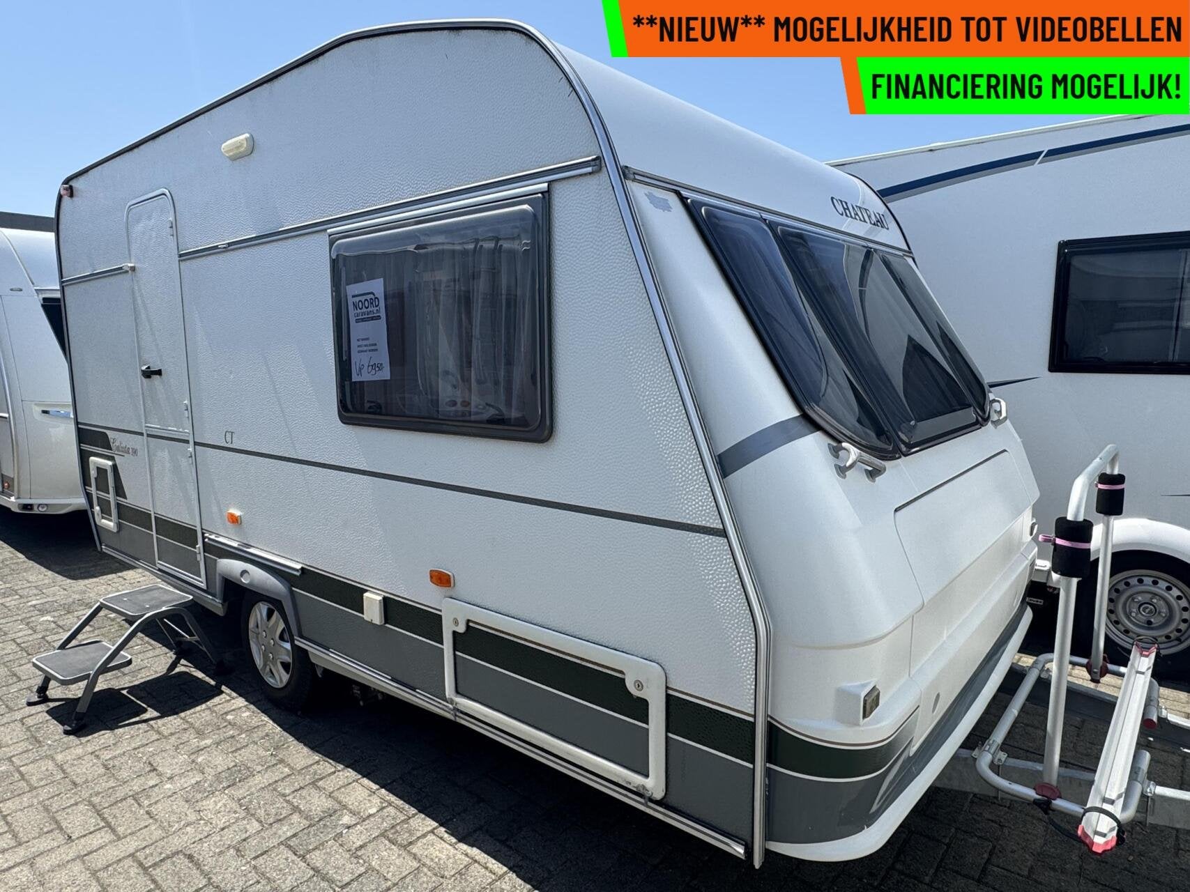 Chateau CALISTA 390, LENGTEBED, MOVER, VOORTENT, EINDKEUKEN, Caravans en Kamperen, Chateau, Tot en met 2, Bedrijf, Serviceluik