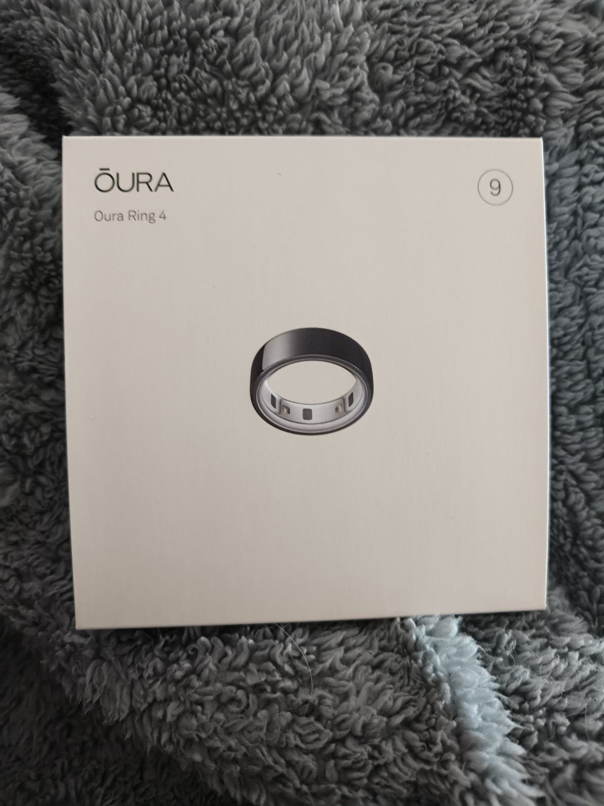 Oura Ring 4 - Maat 9 - Black, Verzenden, Zwart, Android, Oura ring