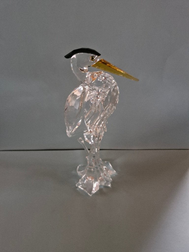 Swarovski zilverreiger, Ophalen of Verzenden, Zo goed als nieuw, Figuurtje