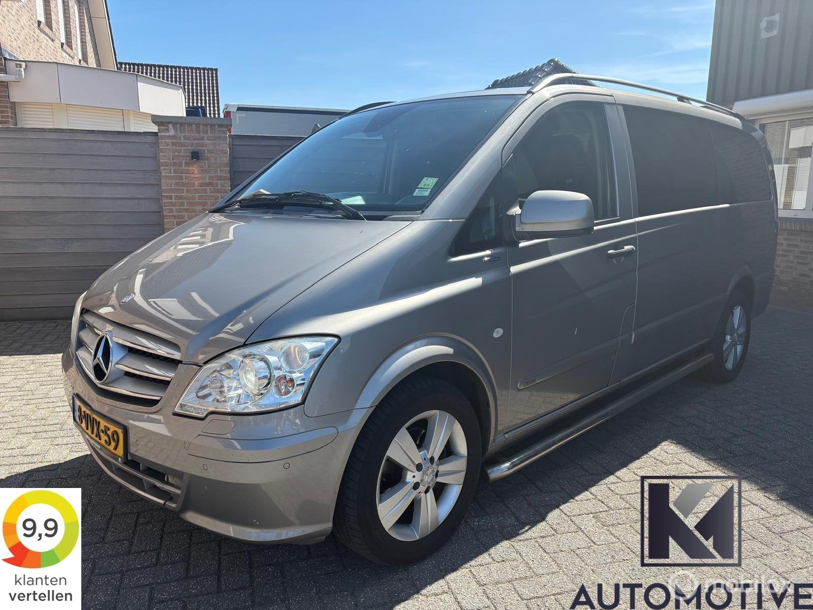 Mercedes Vito 122CDI V6 Dubbel Cabine|Automaat|Clima|Xenon, Auto's, Bestelauto's, Euro 5, 2500 kg, 2987 cc, Bedrijf