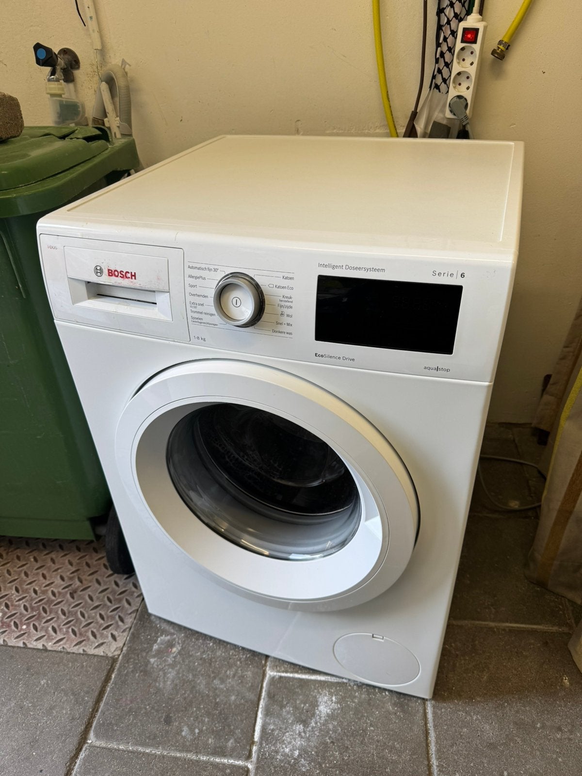 8KG Wasmachine | Bosch | Schoon | Werkt Goed | IDos, Witgoed en Apparatuur, Ophalen, Gebruikt, Minder dan 85 cm, Energieklasse A of zuiniger