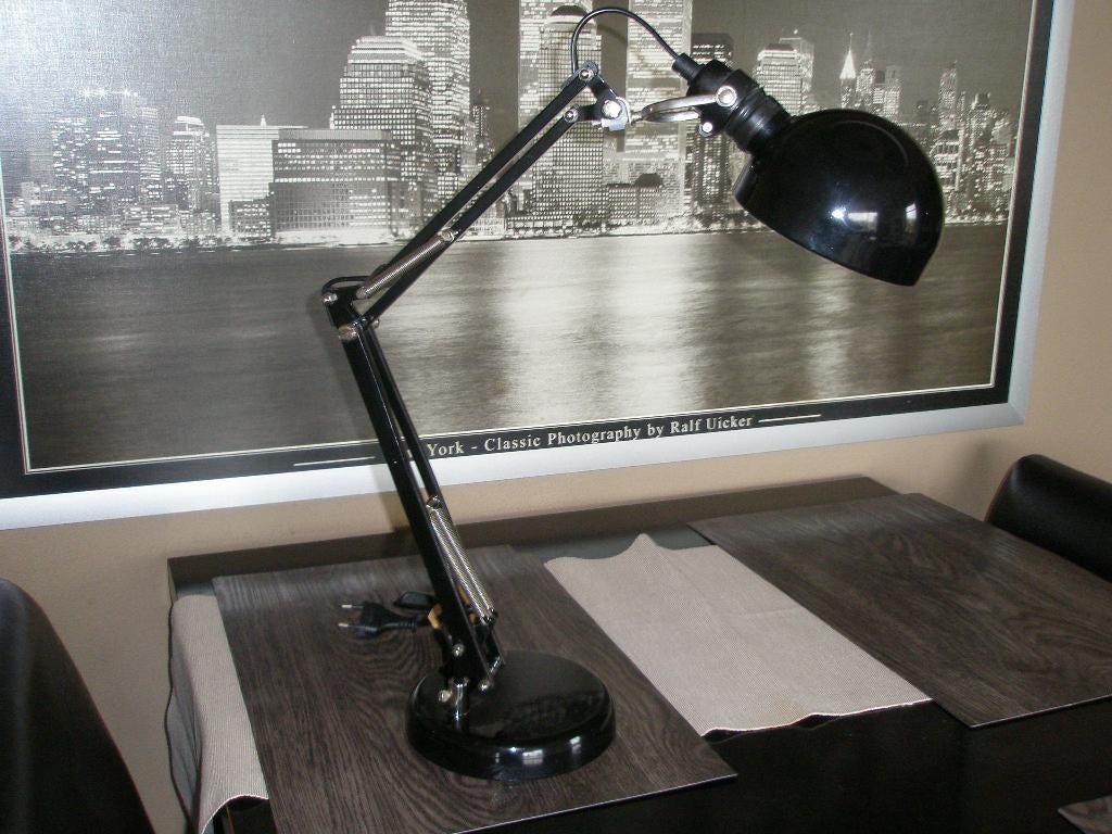 Tafellamp / burolamp Ikea Forsa, Ophalen of Verzenden, Zo goed als nieuw, Metaal, 50 tot 75 cm
