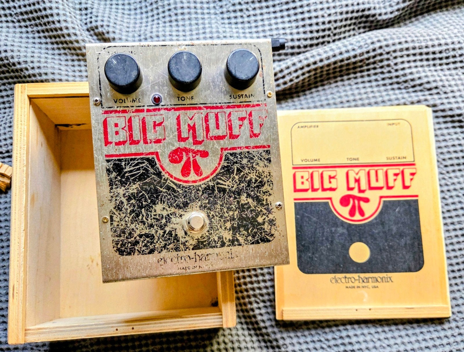 Electro-Harmonix Big Muff Pi Fuzz Pedaal, Muziek en Instrumenten, Effecten, Ophalen of Verzenden, Gebruikt, Distortion, Overdrive of Fuzz