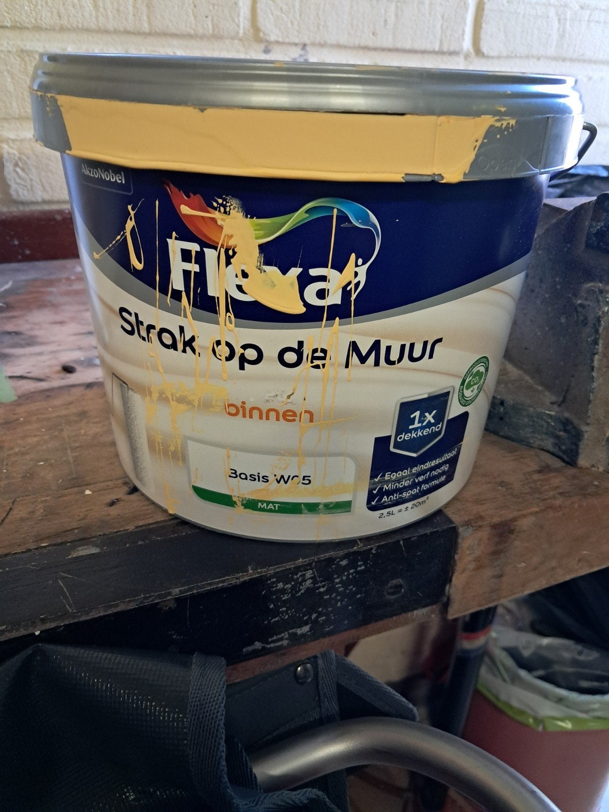 Warm Geel Muurverf Flexa Q #4050, Ophalen, Nieuw