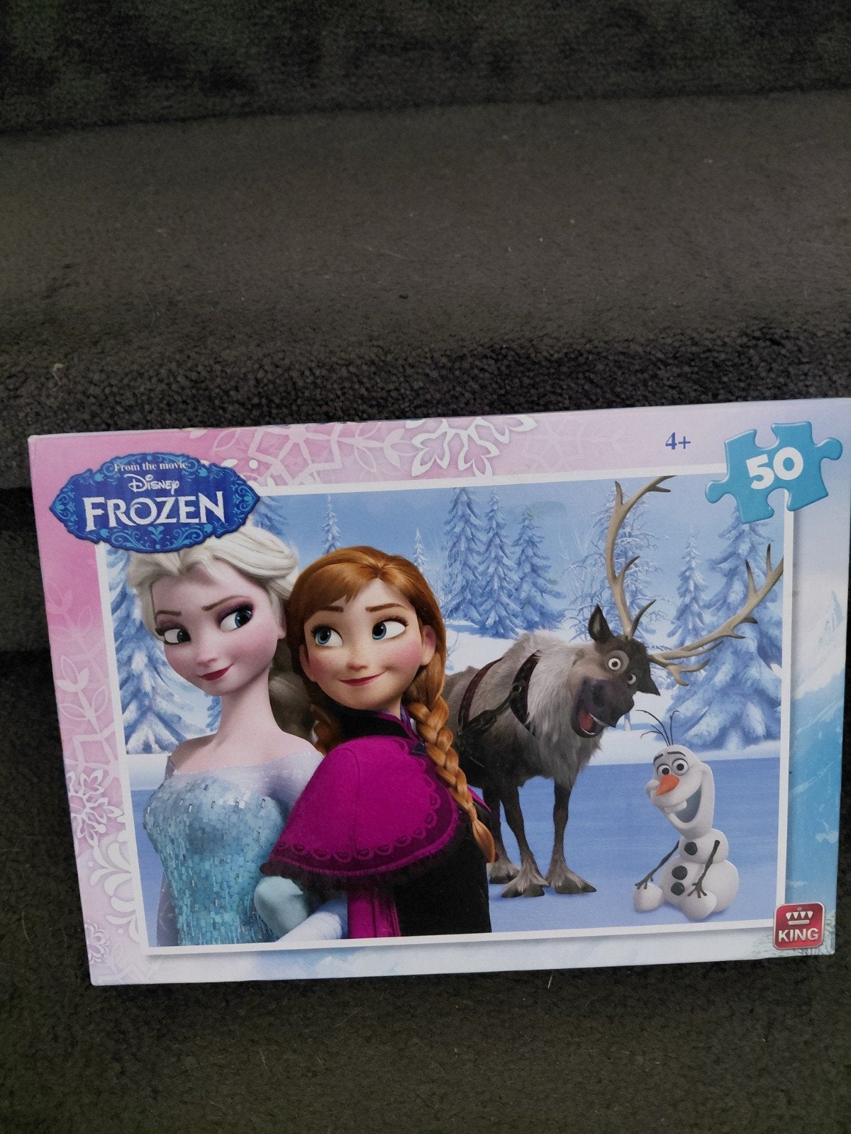 Frozen puzzel 50 stukjes - Elsa, Anna, Sven en Olaf, Kinderen en Baby's, Speelgoed | Kinderpuzzels, Ophalen of Verzenden, 10 tot 50 stukjes