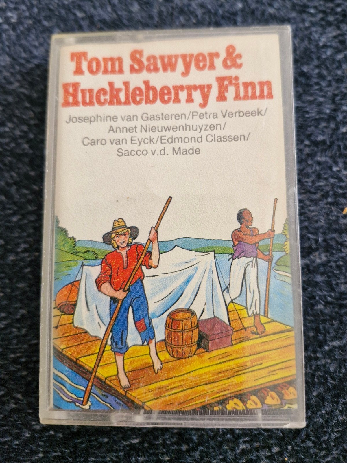 Cassettebandje Tom Sawyer  Huckleberry Finn - Luisterverhaal, Cd's en Dvd's, Gebruikt, Kinderen en Jeugd, 1 bandje, Ophalen of Verzenden