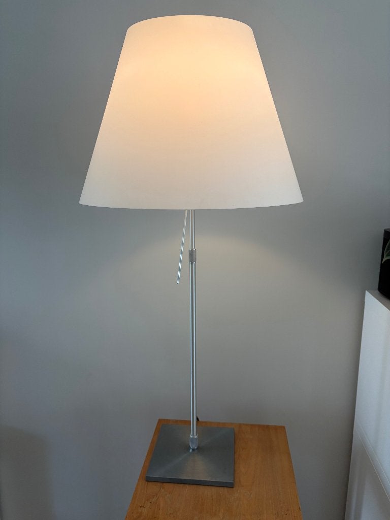 Luceplan Costanza tafellamp wit, Ophalen, Gebruikt, Touch bediening, E27 (groot)