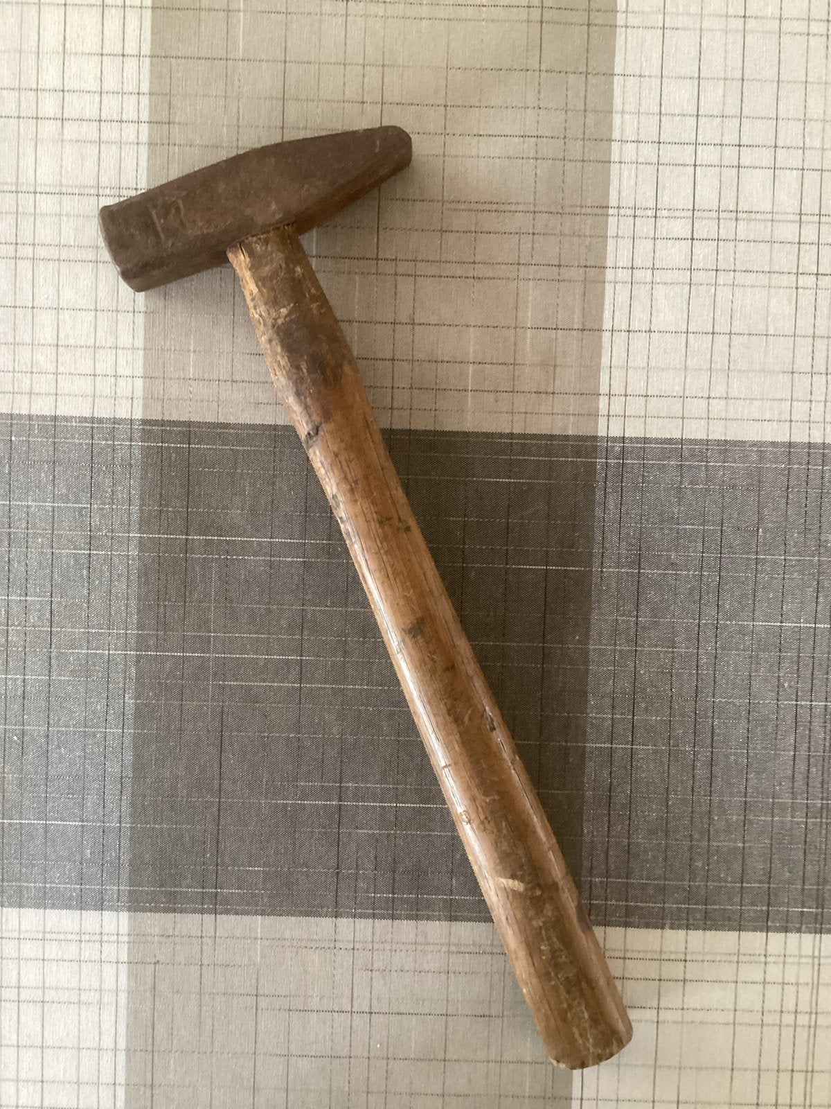 Oude hamer met houten steel - 500 gr. - vintage gereedschap, Ophalen of Verzenden, Gebruikt