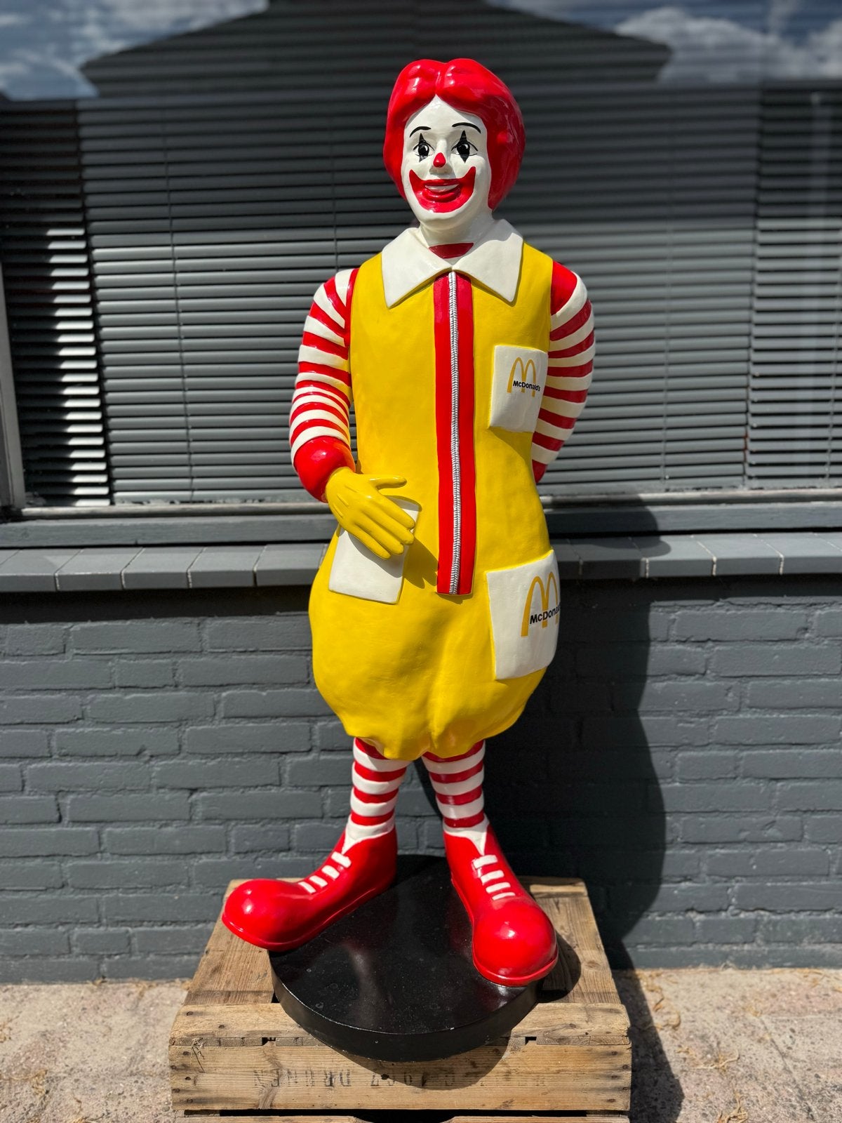Grote Ronald McDonald Beeld - Perfect voor verzamelaars!, Ophalen, Reclamebord, Gebruikt, .