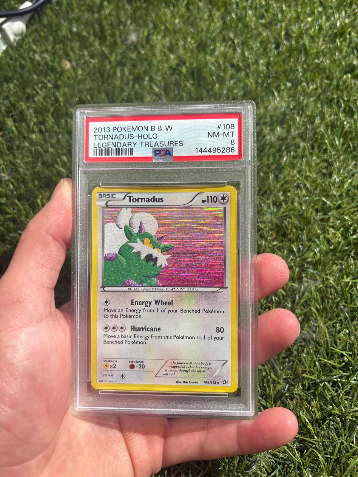 2013 POKEMON BLACK & WHITE LEGENDARY TREASURES #108 TORNADUS, Ophalen of Verzenden, Zo goed als nieuw
