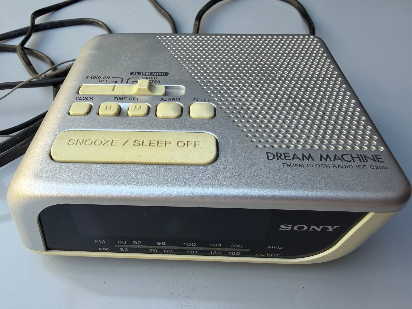 Sony Dream Machine ICF-C205 FM/AM Wekkerradio, Ophalen of Verzenden, Gebruikt, Radio