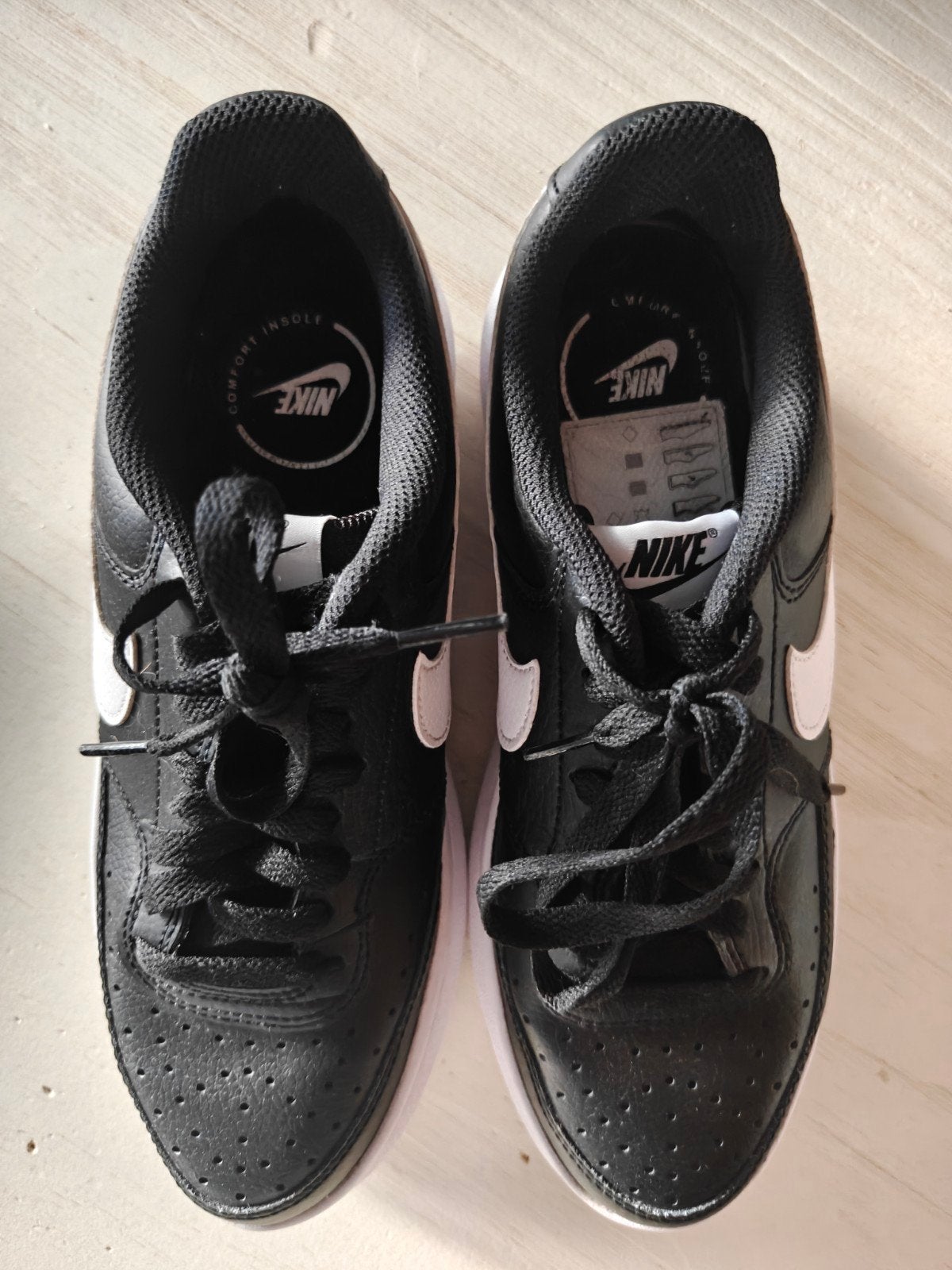 Nike Court Vision Alta Dames Sneakers Zwart Maat 40 Platform, Ophalen of Verzenden