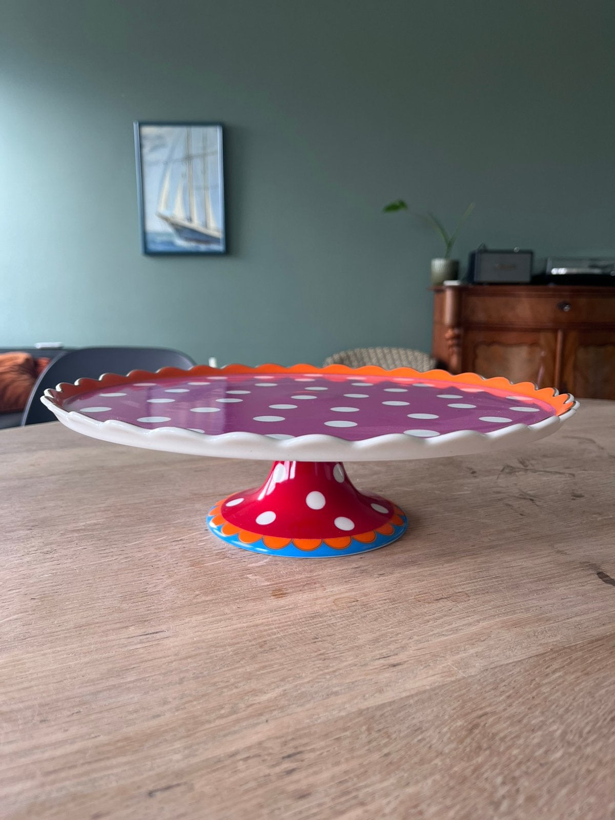 Oilily taarten schaal/plateu, Tickets en Kaartjes, Sport | Overige, Eén persoon