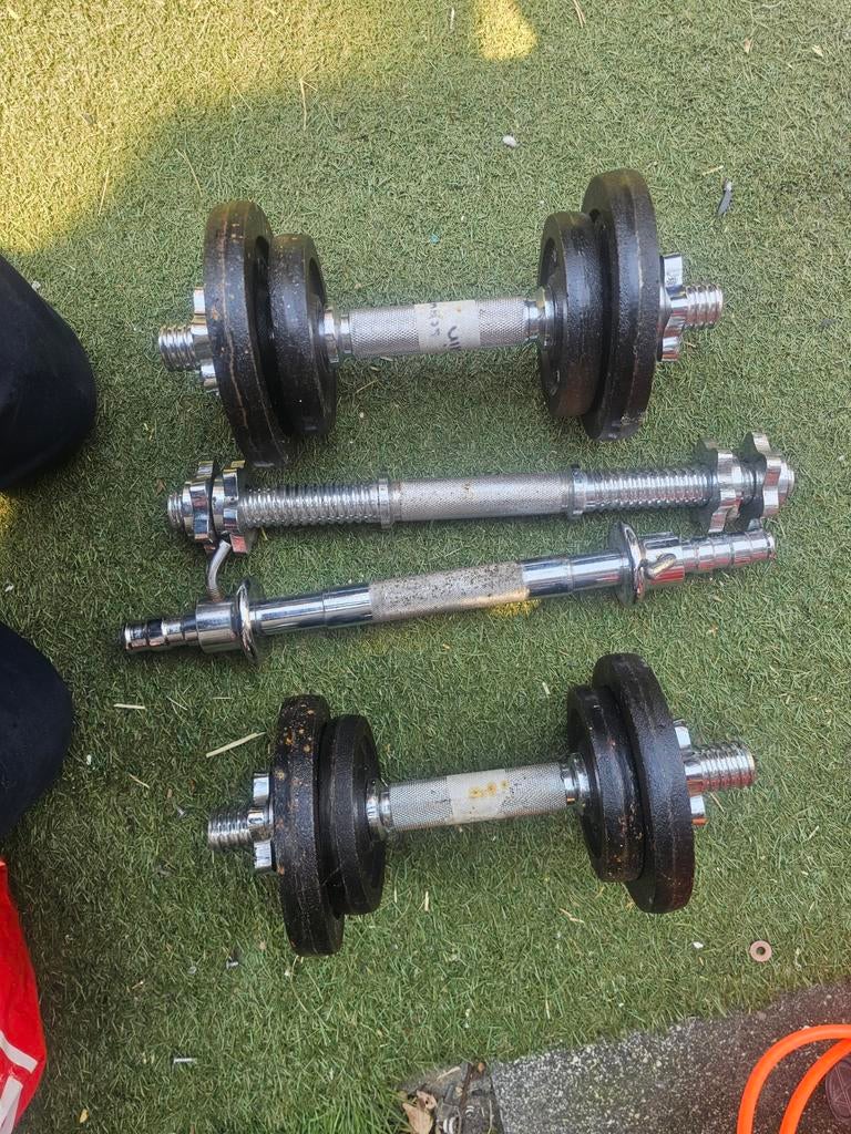 Losse Gewichten: 4x 2.5kg en 4x 1kg Halterschijven, Sport en Fitness, Fitnessmaterialen, Ophalen of Verzenden, Gebruikt, Halterschijven