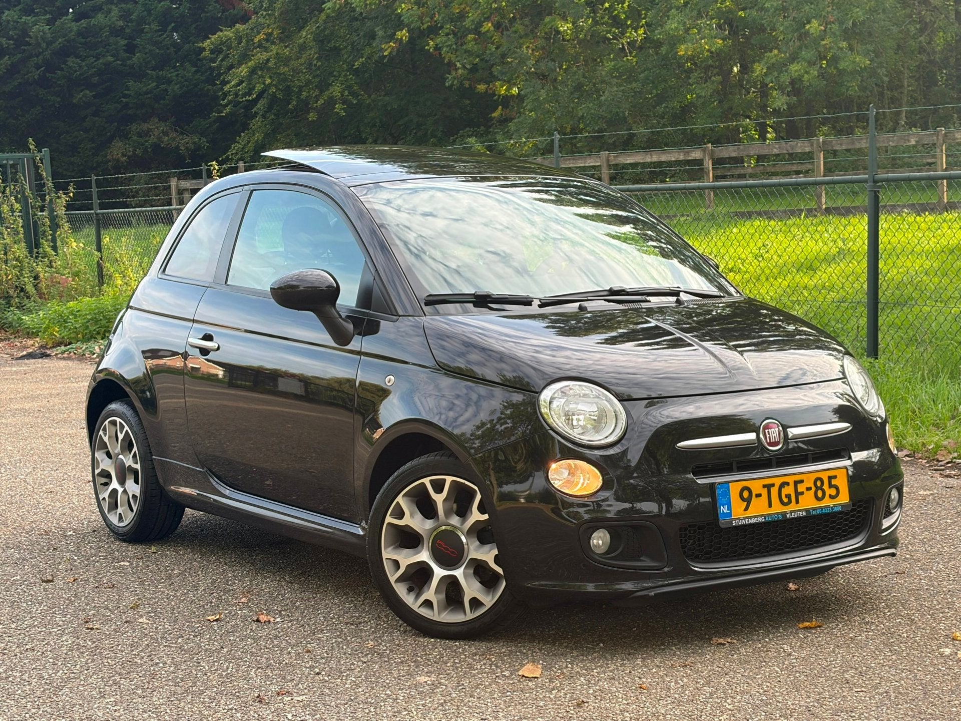 Fiat 500 0.9 TwinAir Lounge /Schuif-Kanteldak/Sport/Airco/, Auto's, Voorwielaandrijving, Verwarmde buitenspiegels, 86 pk, Gebruikt