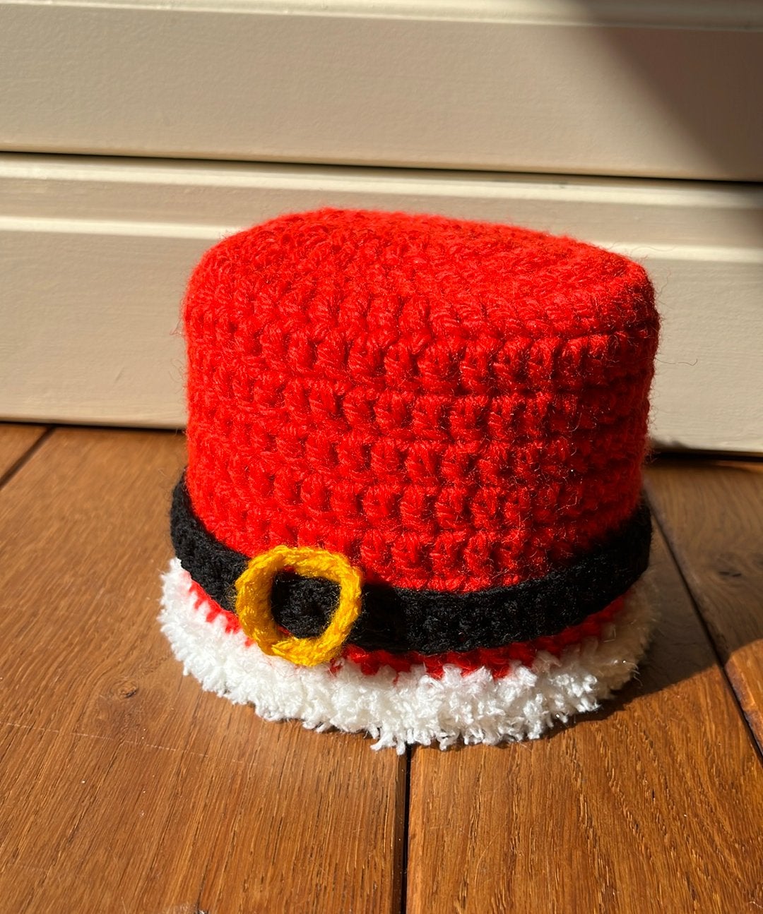 Toiletrolhoedje hoedenplankhoedje kerstman gehaakt hoesje, Ophalen of Verzenden, Nieuw