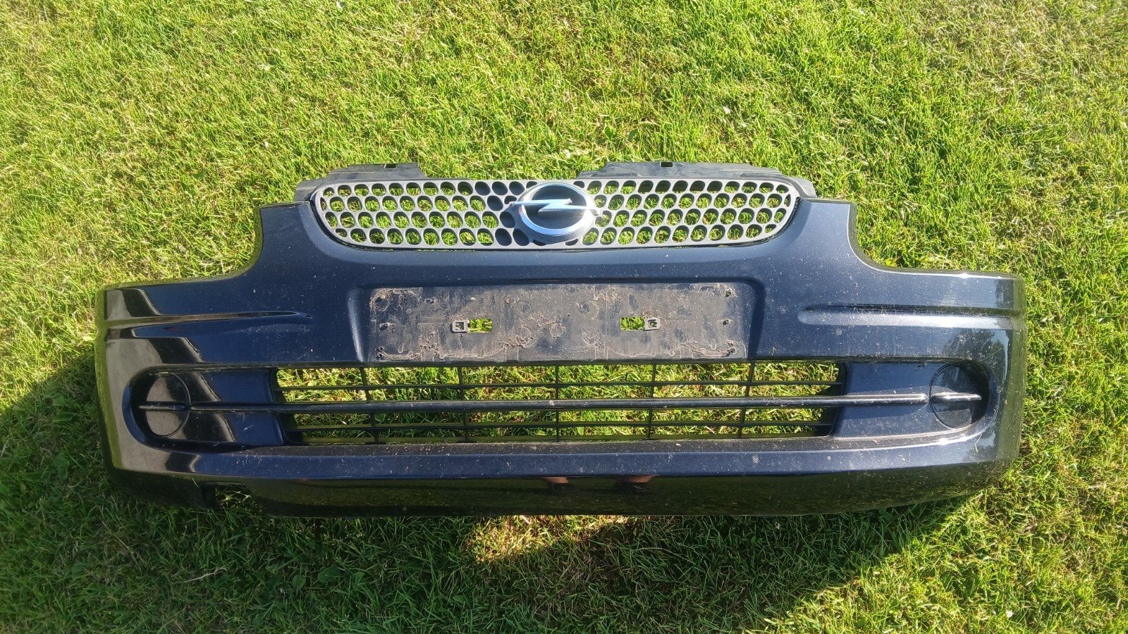 Voorbumper Opel Agila 2001 / 2007 zwart, Ophalen, Opel