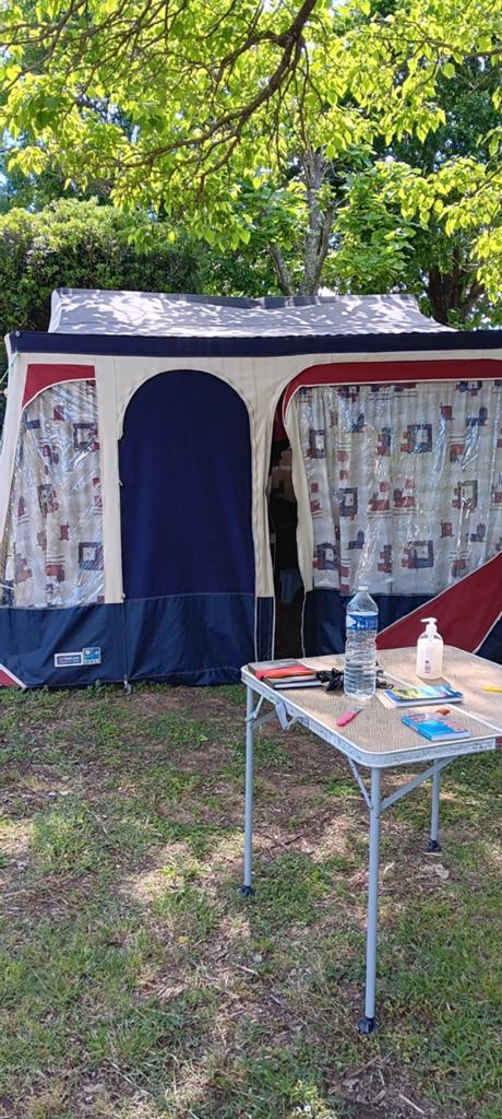 Te koop Jamet Jametic 2008 met handig 1,2,3 opzetsysteem, Caravans en Kamperen, Vouwwagens, Ophalen