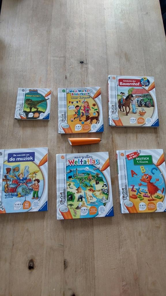Tiptoi boeken en pen - Educatief speelgoed, Ophalen of Verzenden, Gebruikt, Taal en Lezen