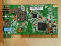 CTX953_V.1.3.1 TV/DVB-T-Tuner Card [K262] 12-6, Computers en Software, Capture cards, Ophalen of Verzenden, Gebruikt