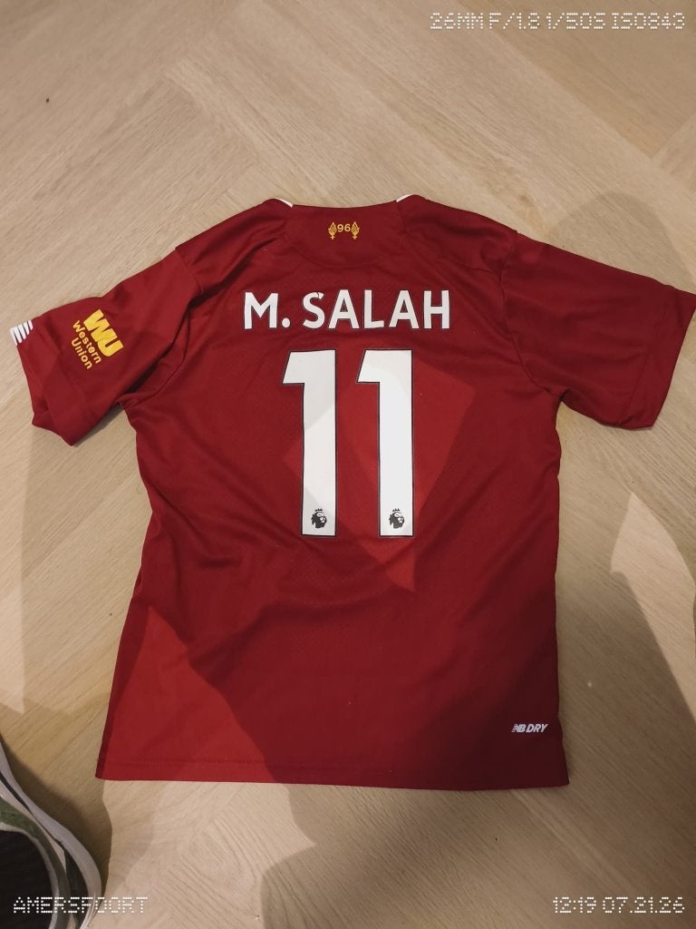 liverpool 2019 Salah shirt, Maat XS of kleiner, Ophalen of Verzenden, Gebruikt, Shirt