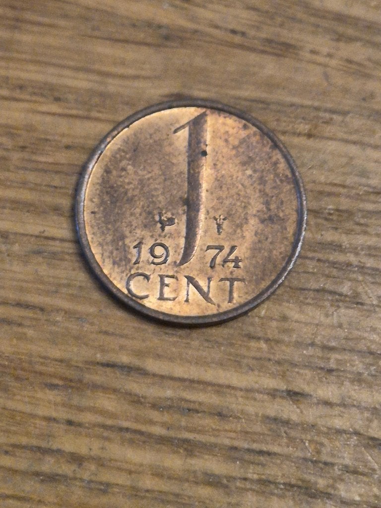 Nederland - 1 Cent 1974, Postzegels en Munten, Munten | Nederland, Verzenden, Koningin Juliana, 1 cent, Losse munt
