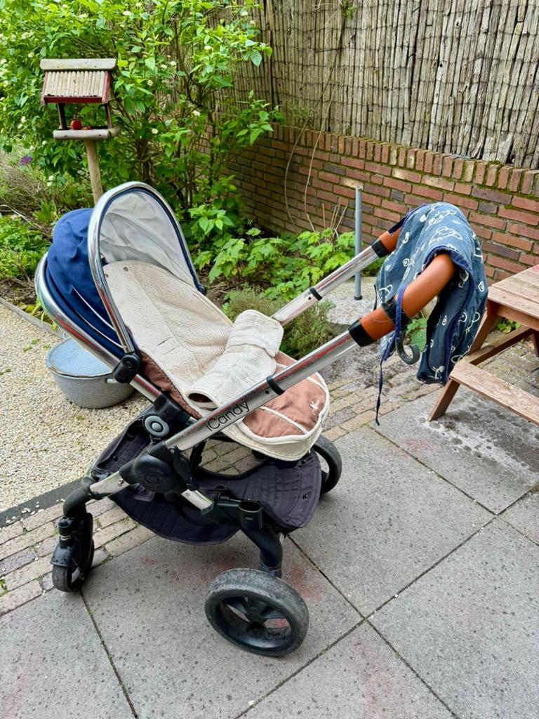 iCandy Peach Duowagen - Compleet met reiswiegen en zitjes, Gebruikt, Duowagen, Combiwagen, Ophalen