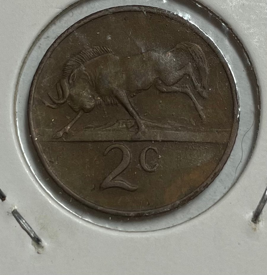 2 cent Zuid Afrika 1975, Ophalen of Verzenden
