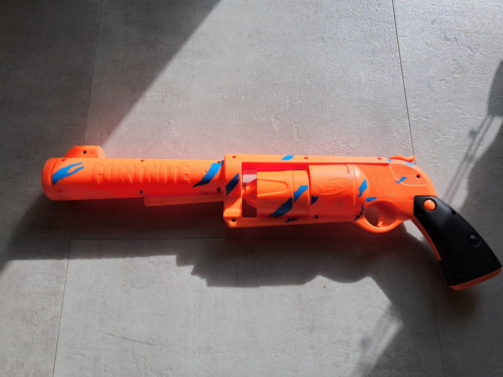 Nerf Fortnite SP-L Blaster - Oranje met blauw, Kinderen en Baby's, Speelgoed | Buiten | Actiespeelgoed, Ophalen of Verzenden, Gebruikt
